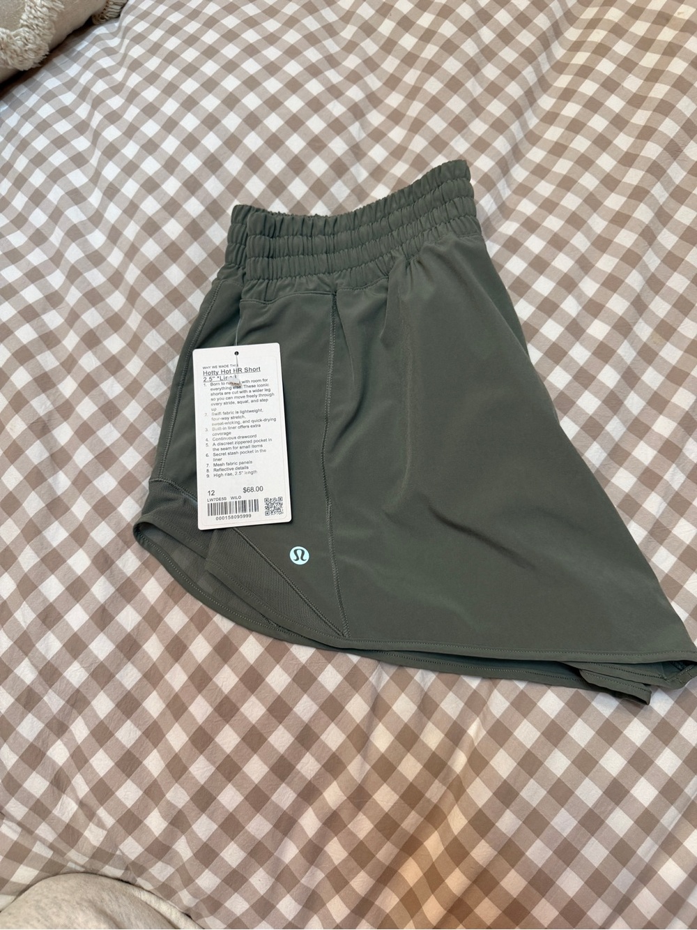 lululemon athletica hotty hot hr 2.5” brand new
